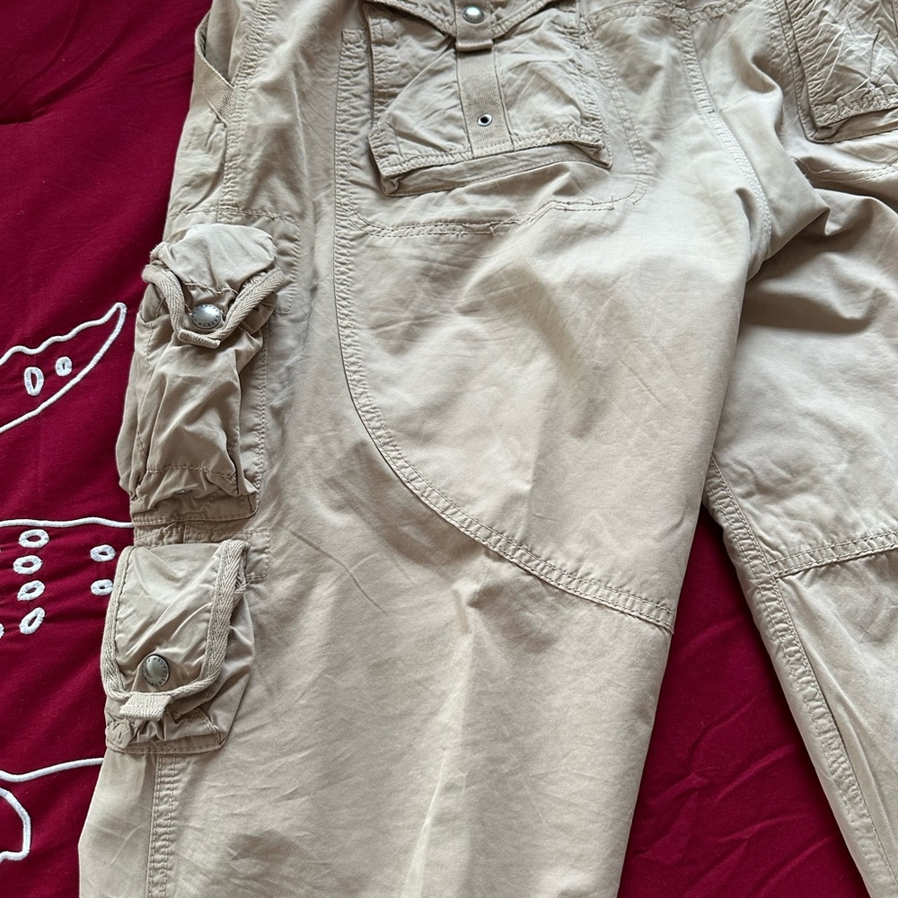 🔥Men's Polo Ralph Lauren military Tan Cargo Pants - Picture 6 of 6
